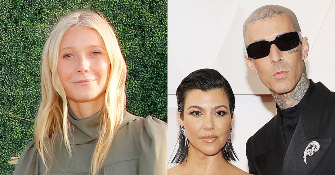 Gwyneth Paltrow Shares Support For Kourtney Kardashian & Travis Barker